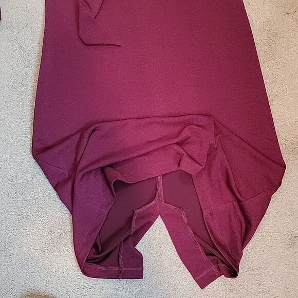 NWOT Alton Gray wine tie neck sheath dress - Picture 8 of 9